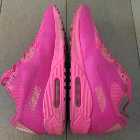 Nike Air Max 90 Hyperfuse Independence Day Solar Red Pink 454446-600 Mens US 9.5 - Picture 4 of 12